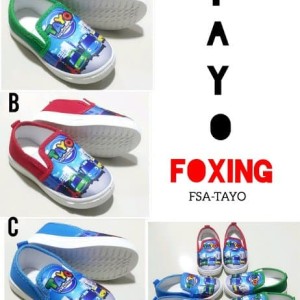 Sepatu Anak Anak Foxing Tayo Trains Tokopedia