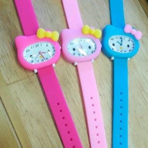 Jam Tangan Anak Timbul Hello Kitty Tokopedia
