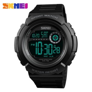 Jam Tangan Pria Digital Skmei Dg 1234 Original Tokopedia