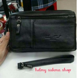 Hand Bag Kulit 2249 Hitam Tas Tangan Dompet Hp Tas Jinjing Tokopedia