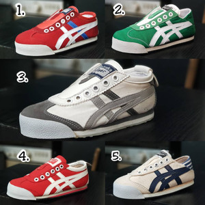 Sepatu Asics Onitsuka Tiger Kids Slip On Sepatu Anak Tokopedia