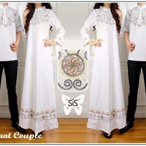 Couple Elegan Putih Cp Batik Katun Tokopedia