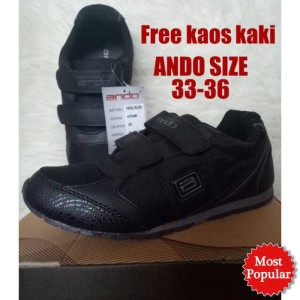 Sepatu Sekolah Ando V Kool Tali Sepatu Anak Perempuan Sepatu Sekolah Sd Sepatu Kets Tokopedia