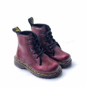 Sepatu Boots Docmar Anak Maroon Tokopedia