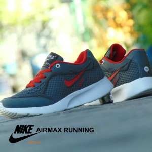 Sepatu Sport Nike Airmax Abu Abu Tokopedia