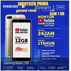 Hp Murah 4g Evercoss Xtream 1 S45 1 8gb Garansi Resmi Termurah Tokopedia