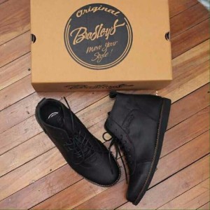Bradleys Anubis Hitam Sepatu Casual Boots Pria Tokopedia