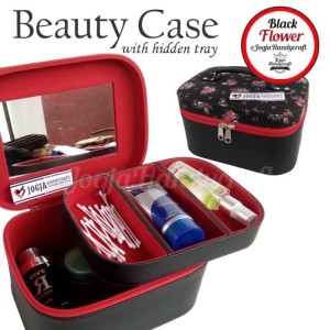 Cantik Tas Tempat Kosmetik Tray Dalam Motif Brwon Zebra Tokopedia