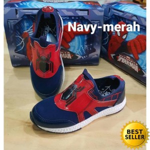 Sepatu Spiderman Slip On Biggest Spidey Tokopedia