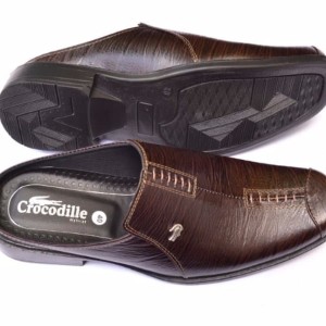 Sepatu Selop A8 Coklat Tokopedia