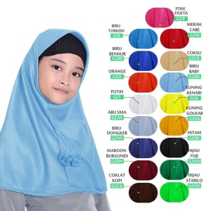 Kerudung Jilbab Anak Murah Polos Pita Lucu Cantik Imut Gz Tokopedia