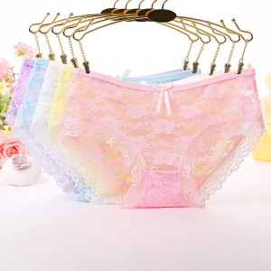 Celana Dalam Wanita Sexy Transparan Brukat Tokopedia