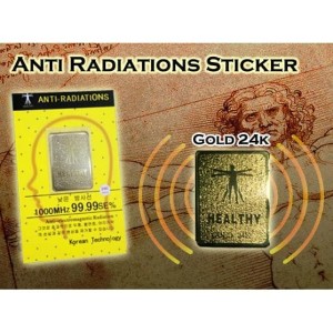 Jual STIKER ANTI RADIASI HANDPHONE KESEHATAN TUBUH 24K 99.99%