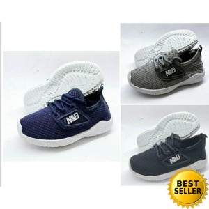 Sepatu Anak Perempuan Laki Bahan Rajut Polos Ringan N B Tokopedia