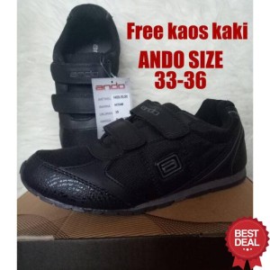Sepatu Sekolah Ando V Kool Tali Sepatu Anak Perempuan Sepatu Sekolah Sd Sepatu Kets Tokopedia