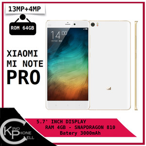 Mi Xiaomi Minote Pro 4gb 64gb Distributor Platinum Tokopedia