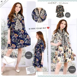 Baju Batik Dress Batik Mini Dress Wanita Tokopedia