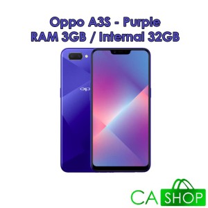 Oppo A3s Purple Ram 3gb Internal 32gb Tokopedia