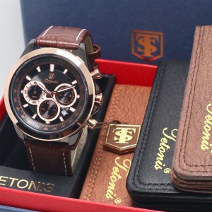 Jam Tangan Pria Tetonis T 9215a Tokopedia
