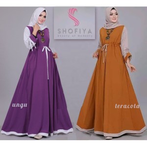 Renata Dress Baju Muslim Wanita Tokopedia