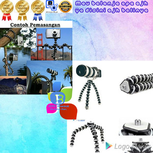 Tripod Gorilla Large Plus Holder Flexible Pod Kamera Action Cam Smartphone Tokopedia