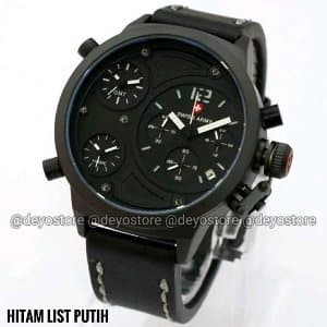 New Keren Banget Jam Tangan Swiss Army 4176 Triple Time Chrono Aktif Leather Kulit Warna Coklat Tua Dan Coklat Muda By Deyostore Deyo Store Tokopedia