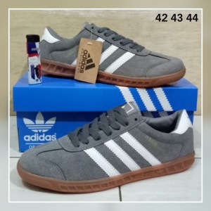 Sepatu Pria Adidas Hamburg Sneakers Kets Casual Tokopedia