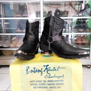Sepatu Jenggel Boots Kulit Tokopedia