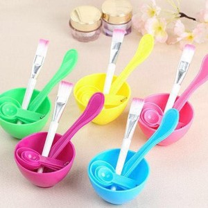 Mangkok Masker Kosmetik Warna Mask Bowl Biru Tokopedia