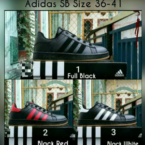 Sepatu Adidas Sekolah Sb Sepatu Adidas Kids Sepatu Full Black Sepatu Warna Hitam Sepatu Untuk Pramuka Sepatu Anak Paud Tk Sd Smp Tokopedia