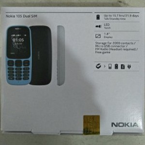 Microsoft Nokia 105 Dual Sim Card On Hitam Tokopedia