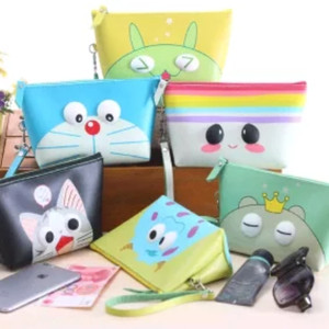 Tas Kosmetik Pouch Korea Kartun Lucu Tokopedia