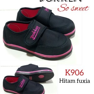 Sepatu Anak Perempuan Dukken K906 Hitam Tokopedia