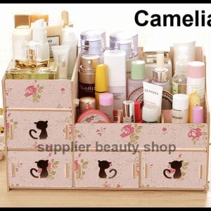 Rak Kosmetik Rkk31 Bahan Kayu Desktop Storage Kitty Cat Tokopedia