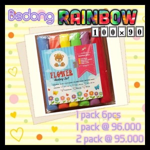 Bedong Bayi Rainbow Soft 100x90cm Harga Murah Tokopedia