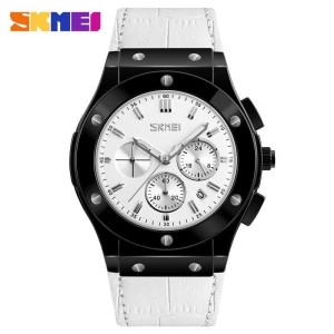 Skmei Jam Tangan Kulit Casual Unisex Korean Fashion Watch Water Resistant Nf52788 Tokopedia