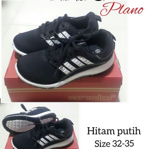 Sepatu Anak Laki Laki Ando Diva Light Velcro Black Tokopedia