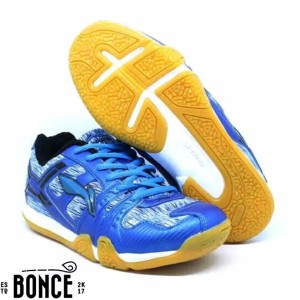 Sepatu Badminton Lining City Blue Tokopedia