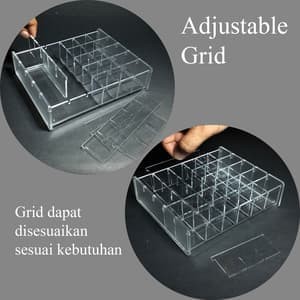 Rak Akrilik Tempat Lipstik Kosmetik Makeup Organizer Tokopedia