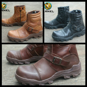 Sepatu Safety Import Slip On Navy Tokopedia