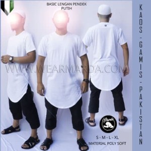 Baju Koko Gamis Pakistan Bahan Kaos Hitam Tokopedia