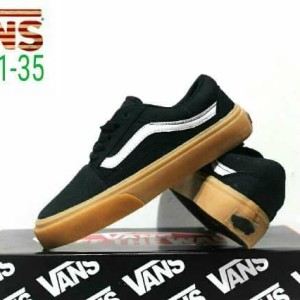 Vans Anak Old Skool Black White Tokopedia