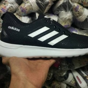 Sepatu Running Adidas Cloudfoam Pria Olahraga Sekolah Tokopedia