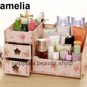 Kotak Kosmetik Kayu Cosmetic Storage Box Kosmetik Tokopedia
