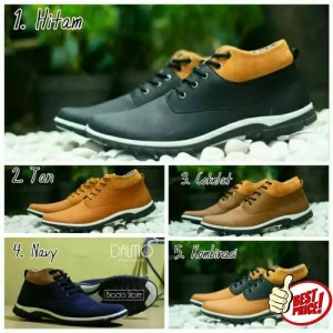 Sepatu Kulit Boots Pria Dalmo Power Brodo Tokopedia