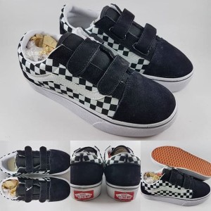 Vans Anak Old Skool Black White Tokopedia