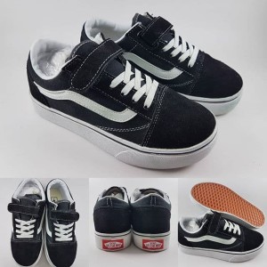 Vans Anak Old Skool Black White Tokopedia