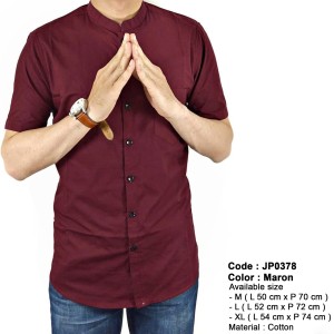 Baju Koko Maroon Baju Koko Qurta Pakistan Tokopedia