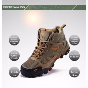 Sepatu Gunung Snta 481 Series Boots Brown Green Sepatu Outdoor High Traveling Tokopedia