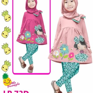 Setelan Baju Muslim Little Penapple 66 Size 2 S D 12 Tokopedia